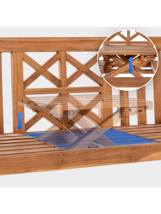 Teak pad Luka 150 cm, teak