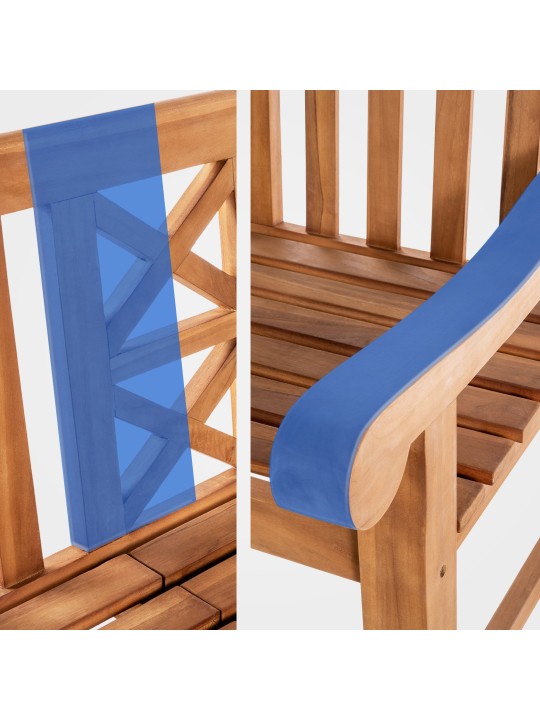 Teak pad Luka 150 cm, teak