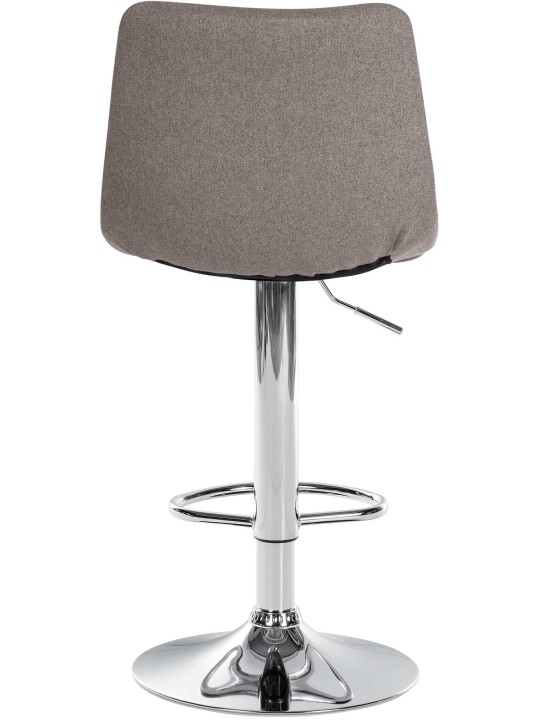 Bárszék Jerry szövet króm, szürke