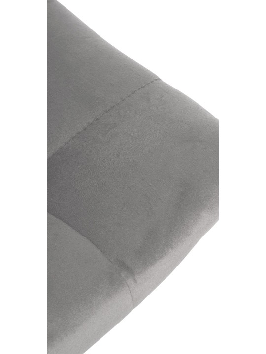 Jerry bársony bárszék, szürke