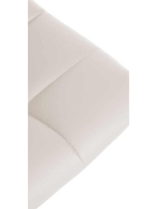 Bárszék Jerry műbőr, fehér