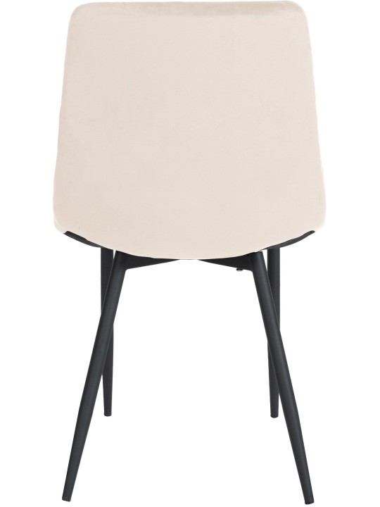 Szék Telde bársony, krém