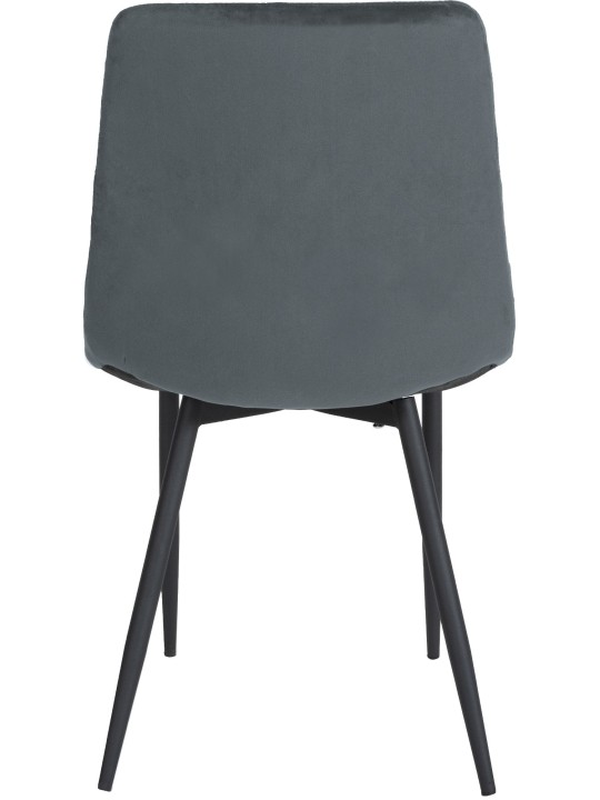 Szék Telde bársony, sötétszürke Szék Telde bársony, sötétszürke
