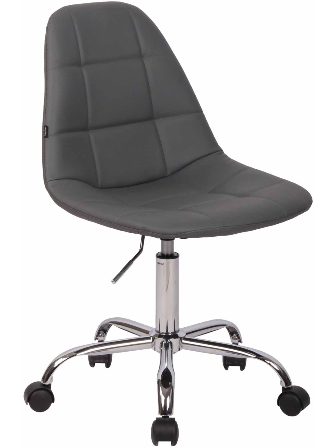 Reims műbőr irodai szék, szürke