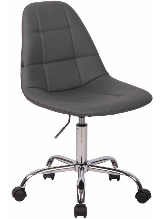 Reims műbőr irodai szék, szürke