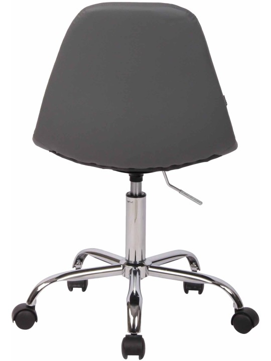 Reims műbőr irodai szék, szürke