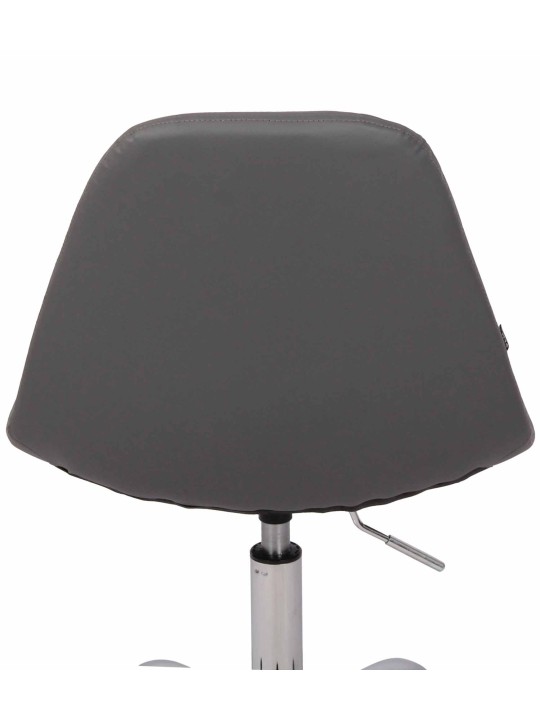 Reims műbőr irodai szék, szürke