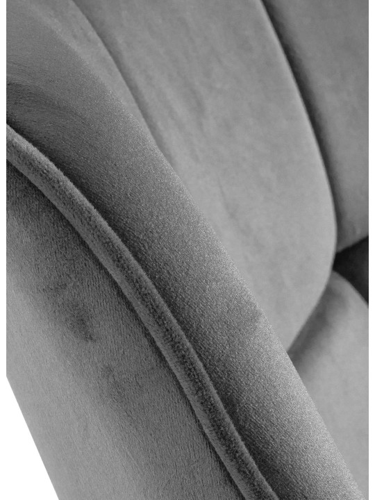 Westport bársony szék, szürke