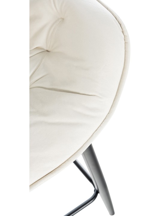 Bárszék Gibson 76 bársony, krém