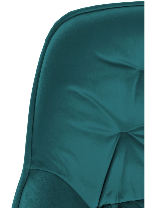 2 db bárszék szett Gibson 76 bársony, sötétzöld