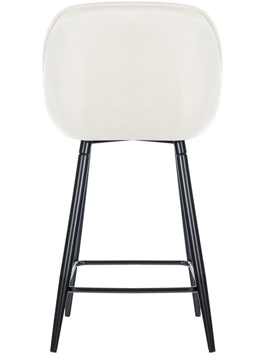 2 db bárszék szett Gibson 76 bársony, krém