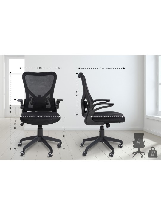 Hudson irodai szék, fekete