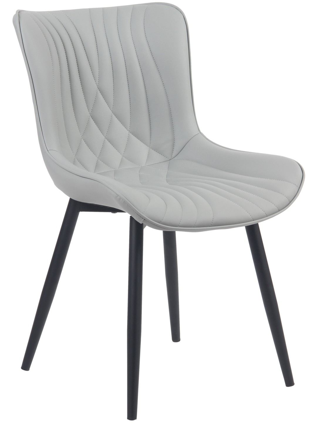 Brady műbőr szék, szürke