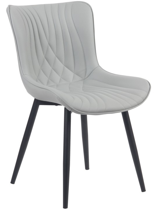 Brady műbőr szék, szürke