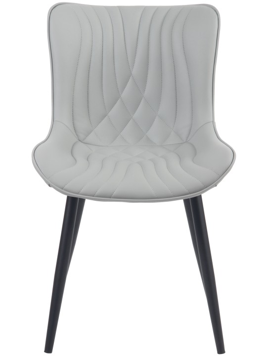 Brady műbőr szék, szürke