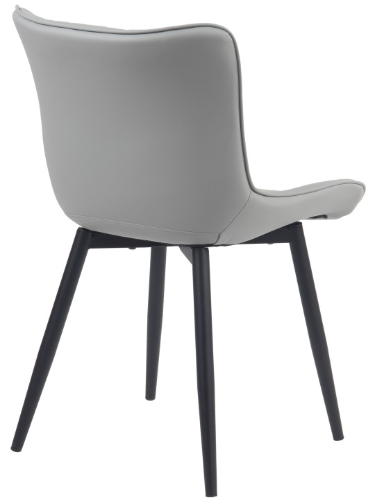 Brady műbőr szék, szürke