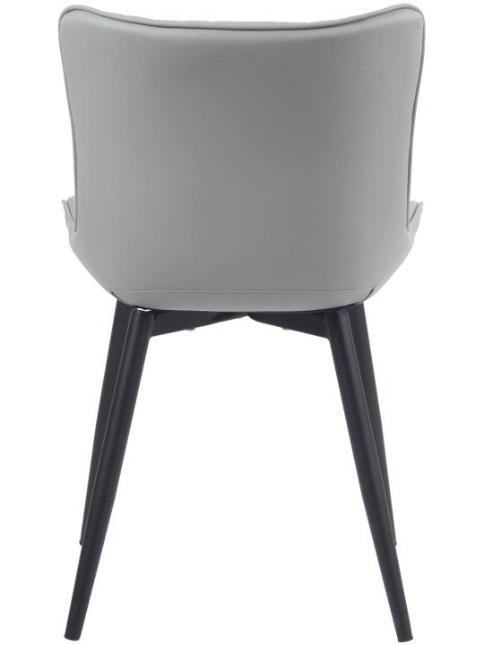 Brady műbőr szék, szürke