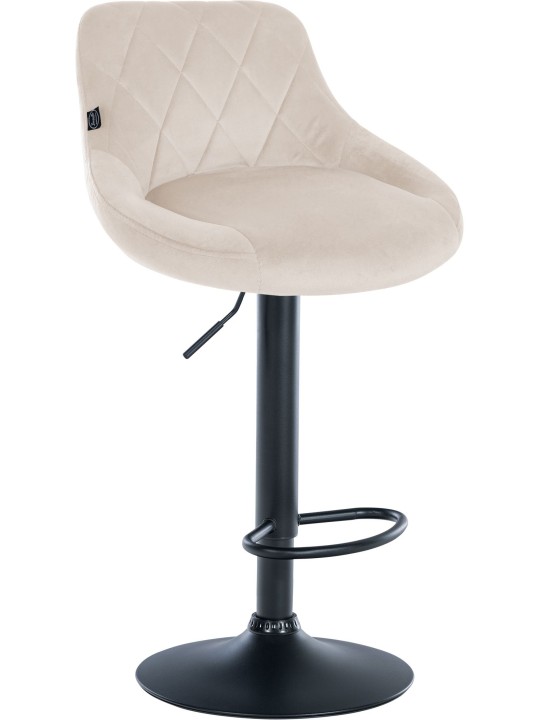 Bárszék Lazio bársony, krém