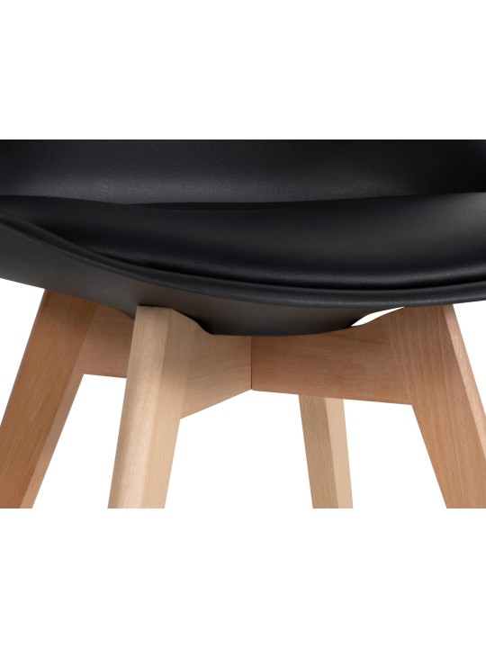 6 db Ramsey étkezőszék készlet, fekete