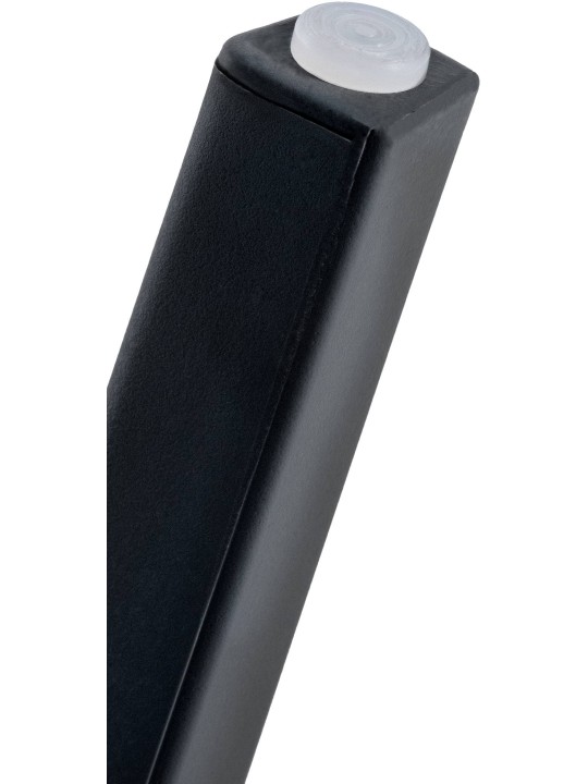 2 db egymásra rakható Puebla szék készlet, fekete