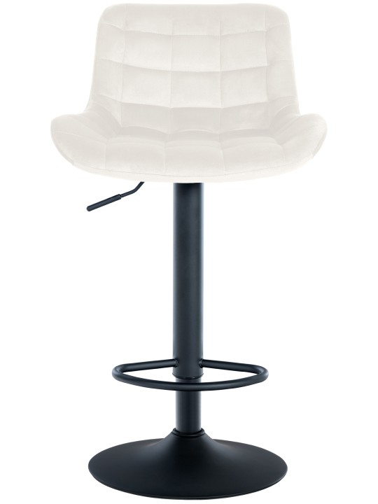 Bárszék Tover bársony, krém