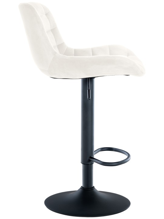 Bárszék Tover bársony, krém