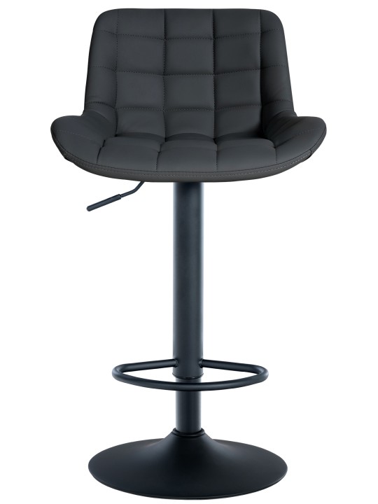 2 db-os Tover műbőr bárszék készlet, fekete 2 db-os Tover műbőr bárszék készlet, fekete