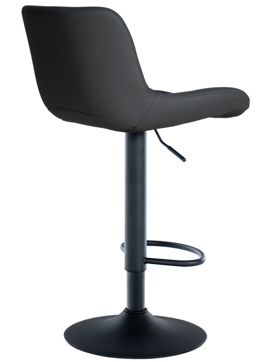 2 db-os Tover műbőr bárszék készlet, fekete 2 db-os Tover műbőr bárszék készlet, fekete