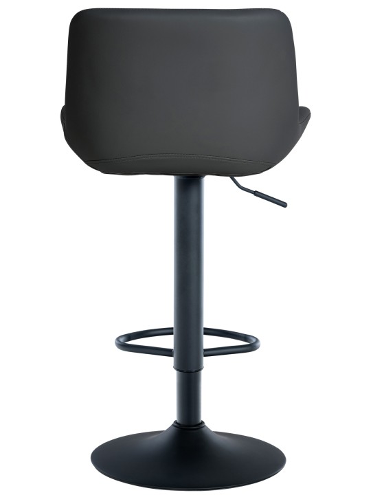 2 db-os Tover műbőr bárszék készlet, fekete 2 db-os Tover műbőr bárszék készlet, fekete