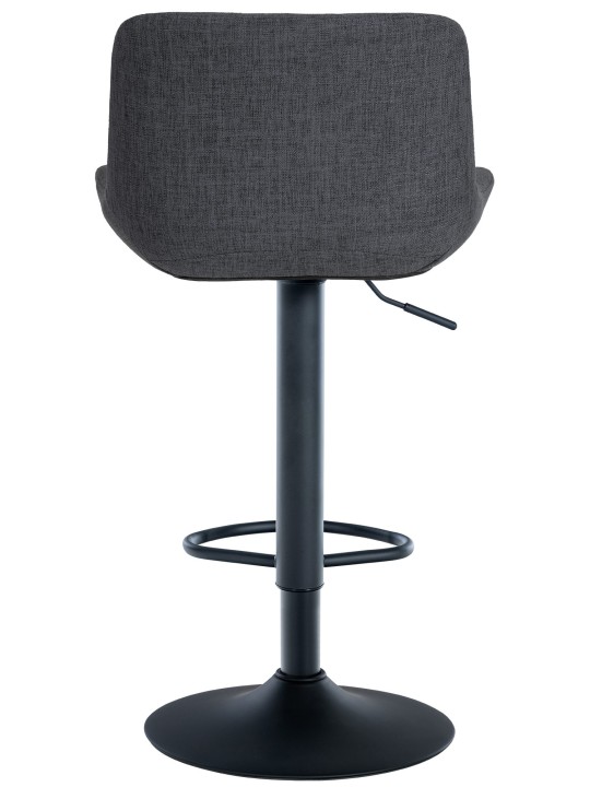 2 db-os bárszék szett Tover szövet, fekete