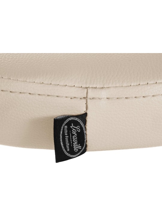 Ponte műbőr bárszék, krém