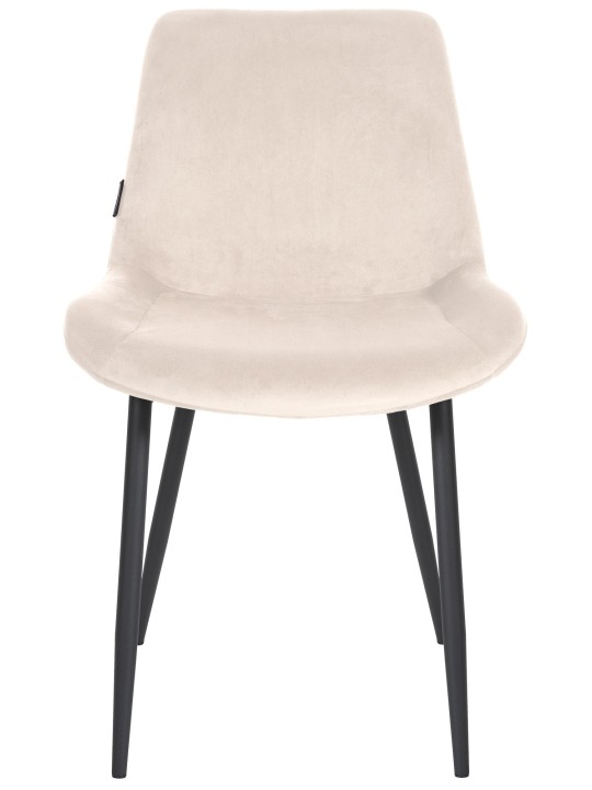 Victoria bársony étkezőszék, krém