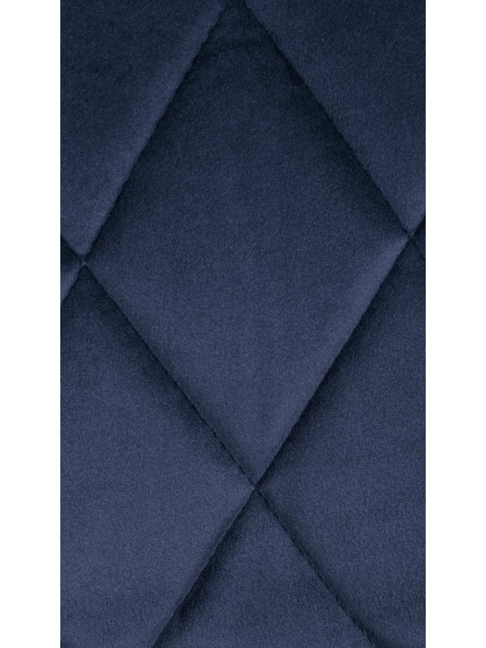 Bárszék Lazio bársony króm, kék