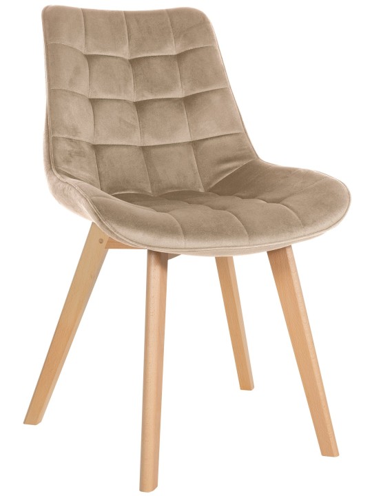 Brook bársony szék, barna