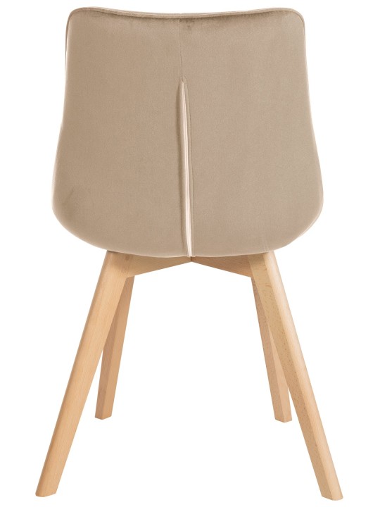 Brook bársony szék, barna