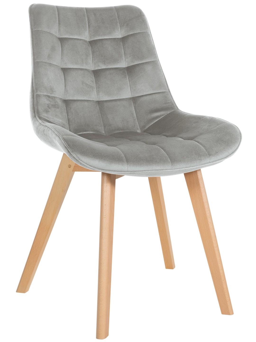 Brook bársony szék, szürke