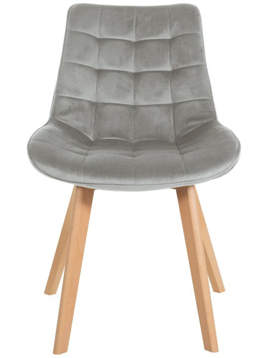 Brook bársony szék, szürke