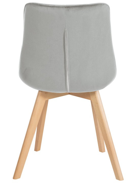 Brook bársony szék, szürke