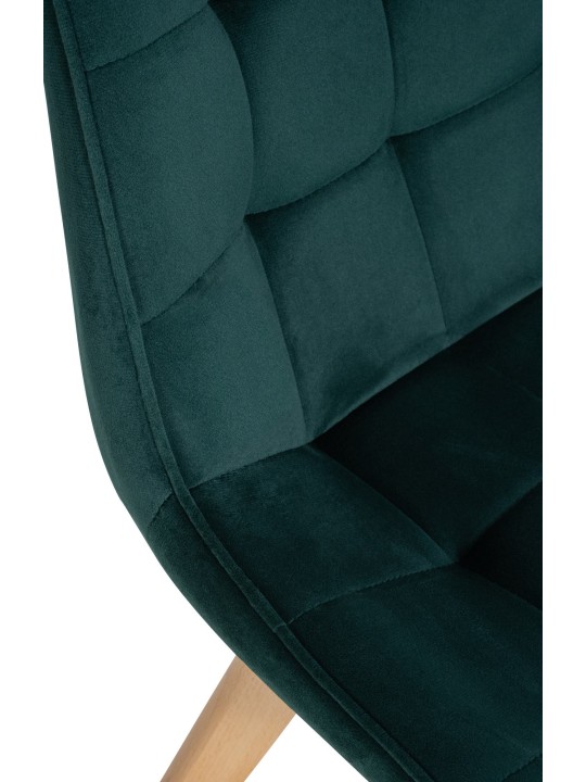 Brook bársony szék, zöld