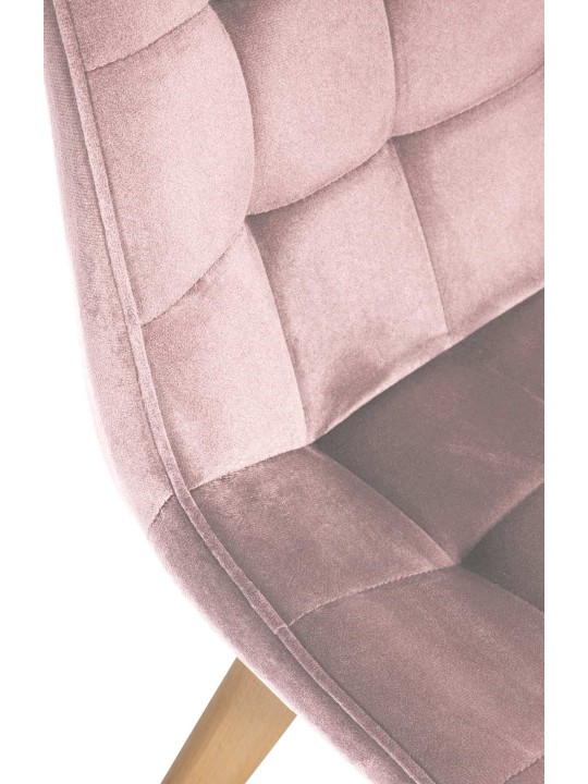 Brook bársony szék, rózsaszín