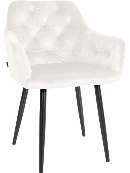 Stanley bársony étkezőszék, krém Stanley bársony étkezőszék, krém