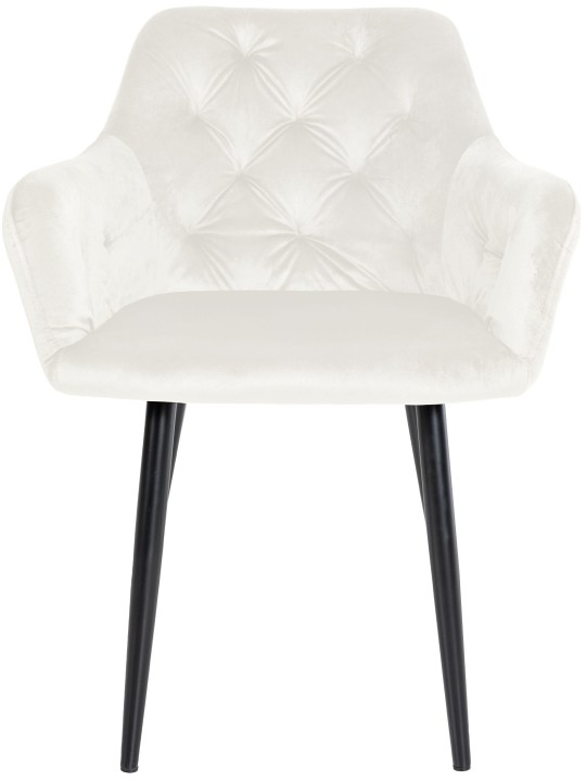 Stanley bársony étkezőszék, krém Stanley bársony étkezőszék, krém