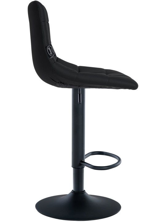 2 db-os bárszék Jerry műbőr készlet, fekete