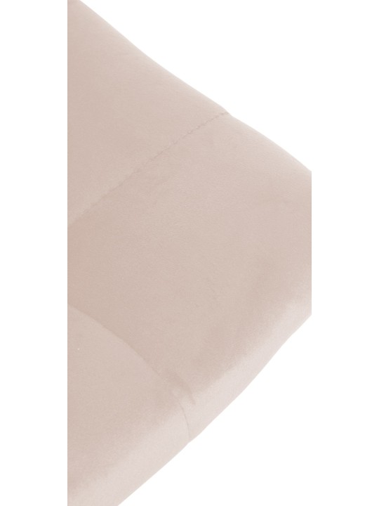 2 db bárszék Jerry bársony króm készlet, bézs