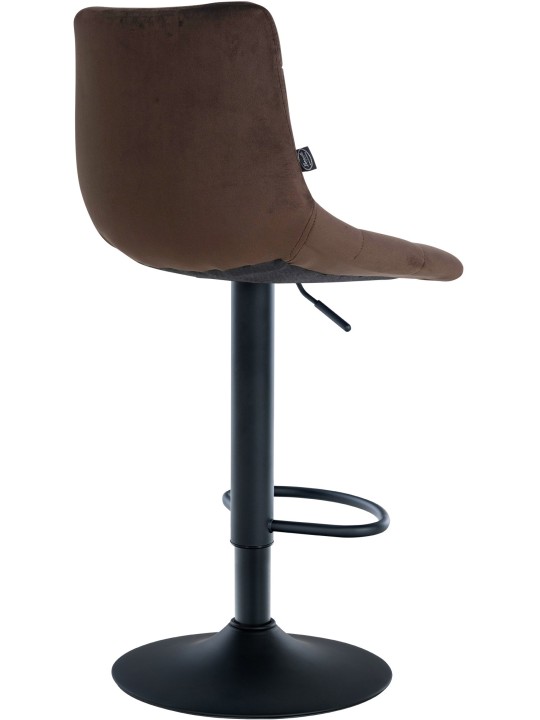 2 db-os bárszék Jerry bársony készlet, barna