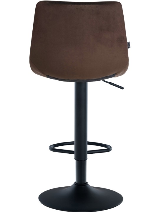 2 db-os bárszék Jerry bársony készlet, barna