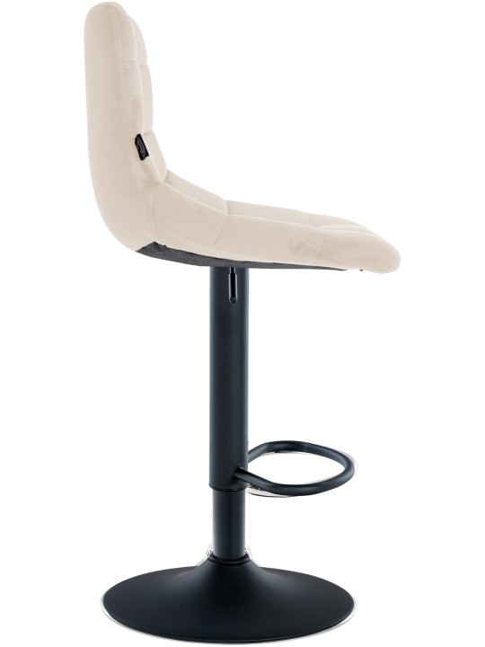 2 db-os bárszék Jerry bársony készlet, krém