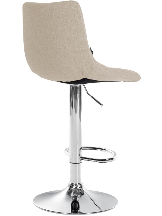 2 db bárszék készlet Jerry króm szövetből, krém 2 db bárszék készlet Jerry króm szövetből, krém