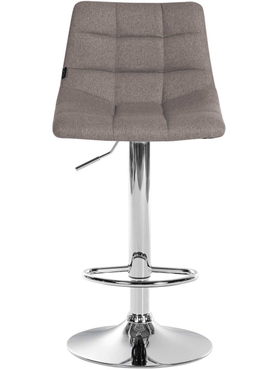 2 db bárszék készlet Jerry króm szövetből, szürke 2 db bárszék készlet Jerry króm szövetből, szürke