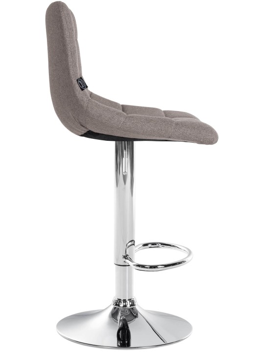 2 db bárszék készlet Jerry króm szövetből, szürke 2 db bárszék készlet Jerry króm szövetből, szürke